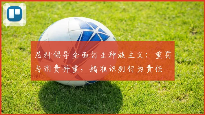 尼科倡导全面打击种族主义：重罚与刑责并重，精准识别行为责任